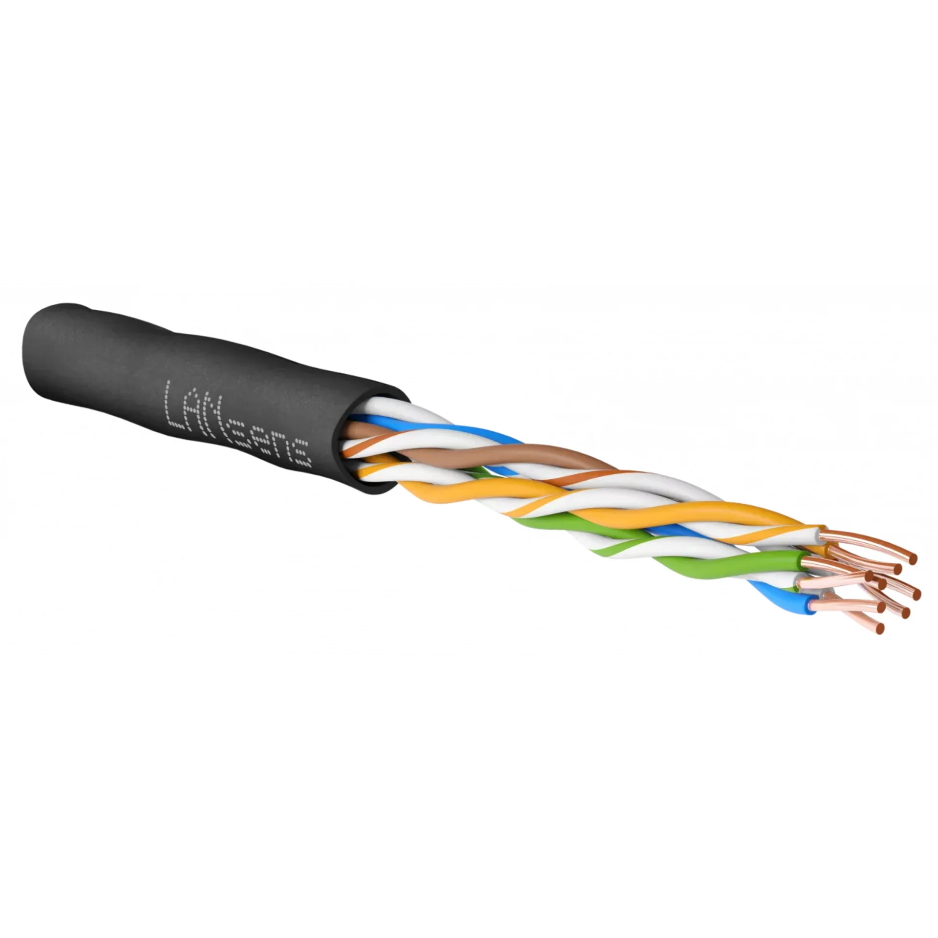 Кабель витая пара LANsens UTP, 4 пары Cat.5e, PE, outdoor, master, 305м