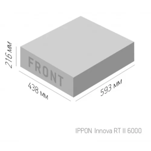 Источник бесперебойного питания Ippon Innova RT II 6000 6000Вт 6000ВА черный