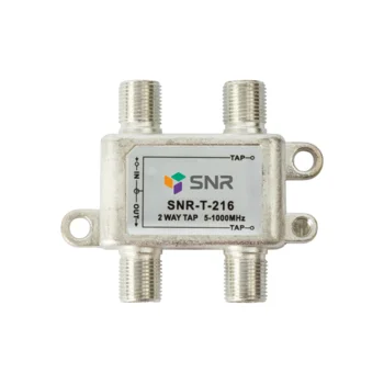 Ответвитель абонентский SNR-T-216 на 2 отвода, вносимое затухание IN-TAP 16dB.