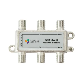 Ответвитель абонентский SNR-T-418 на 4 отвода, вносимое затухание IN-TAP 18dB.