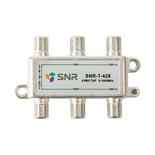 Ответвитель абонентский SNR-T-428, на 4 отвода, вносимое затухание IN-TAP 28dB.