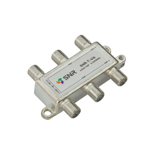 Ответвитель абонентский SNR-T-416, на 4 отвода, вносимое затухание IN-TAP 16dB.