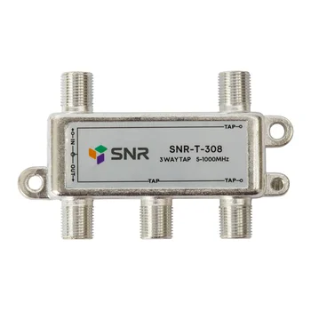 Ответвитель абонентский SNR-T-308 на 3 отвода, вносимое затухание IN-TAP 8dB.
