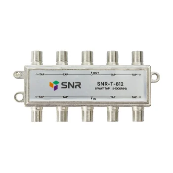 Ответвитель абонентский SNR-T-812 на 8 отводов, вносимое затухание IN-TAP 12dB.