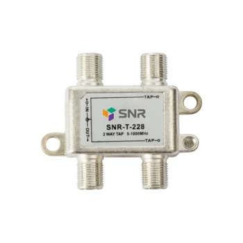 Ответвитель абонентский SNR-T-228 на 2 отвода, вносимое затухание IN-TAP 28dB.
