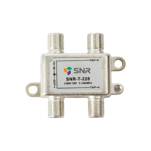 Ответвитель абонентский SNR-T-228 на 2 отвода, вносимое затухание IN-TAP 28dB.