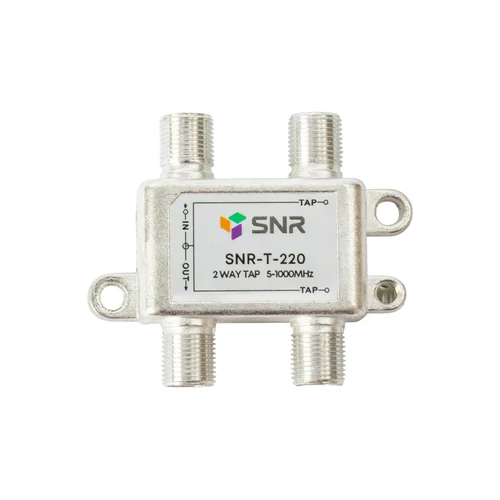 Ответвитель абонентский SNR-T-220 на 2 отвода, вносимое затухание IN-TAP 20dB.