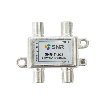 Ответвитель абонентский SNR-T-208 на 2 отвода, вносимое затухание IN-TAP 8dB.