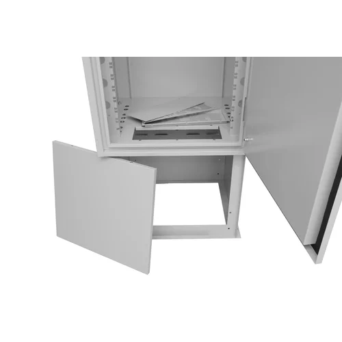 Шкаф уличный серии Real, 21U, 1194х626х613, RAL7035 (уценка)