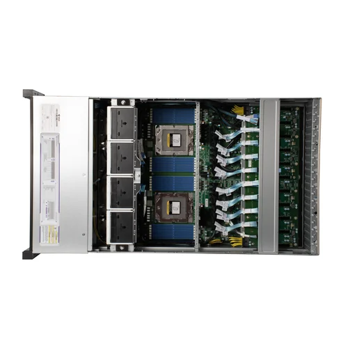 Серверная платформа SNR-SR4408LEG, 4U, AMD EPYC Gen4,5, DDR5, 12xHDD, 8GPU, резервируемый БП