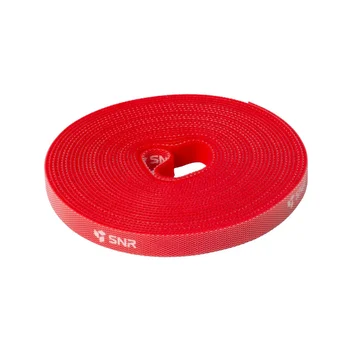 Лента (липучка) в рулоне, ширина 9мм, длина 5 метров, красная