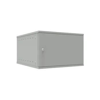 Шкаф телекоммуникационный настенный 6U, 523х600х332мм серия LITE (металлическая дверь)
