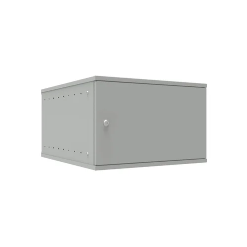 Шкаф телекоммуникационный настенный 6U, 523х600х332мм серия LITE (металлическая дверь)