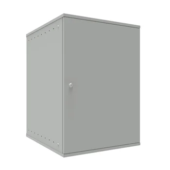 Шкаф телекоммуникационный настенный 15U, 523х600х732мм серия LITE (металлическая дверь)