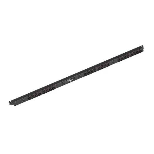 Блок розеток с функцией измерения серии SNR тип A выход 24*C13/19L и 24*C13L с фиксаторами вход 32A IEC60309 (3P+N+E)