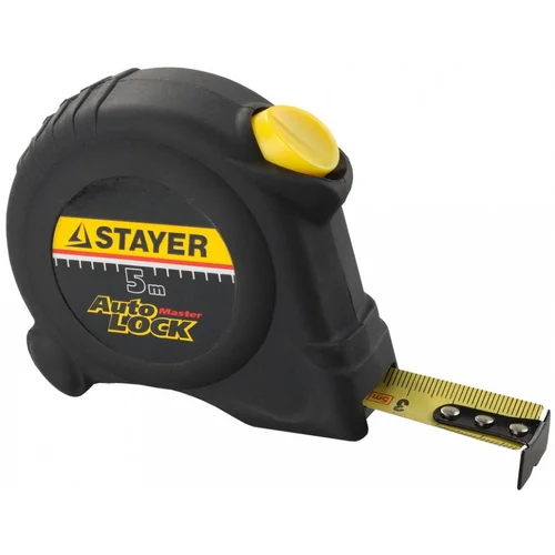 Рулетка STAYER 5м / 19мм, с автостопом