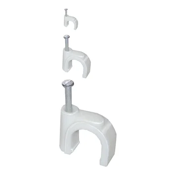 Скоба креп. круглая R4 (уп.100шт) ИЭК USK11-04-100