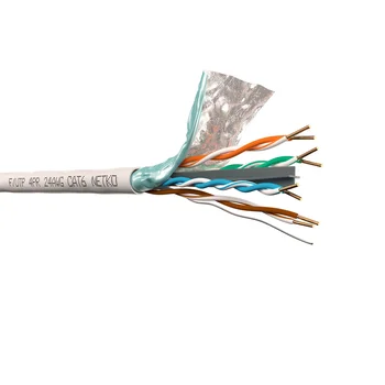 Кабель F/UTP 4 (FTP4 ) cat.6 NETKO, 4 пары 23 AWG BC, PVC, indoor, 305м