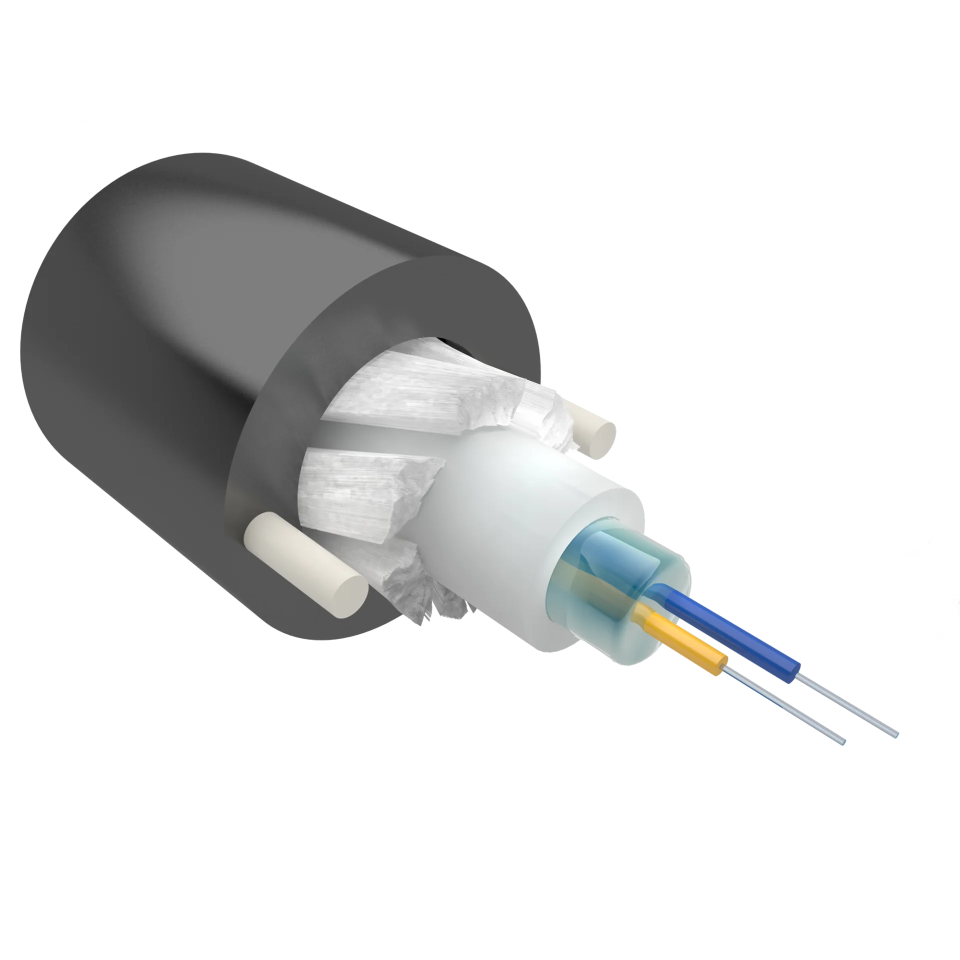 Кабель оптический Alpha Mile Микро ADSS, 02 волокна