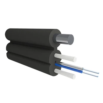 Кабель оптический Alpha Mile Flex FTTx, с дополнительным несущим элементом (проволока 1.0 мм), 2 волокна