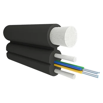 Кабель оптический Alpha Mile Flex FTTx, с дополнительным несущим элементом (FRP 1.8 мм), 04 волокна