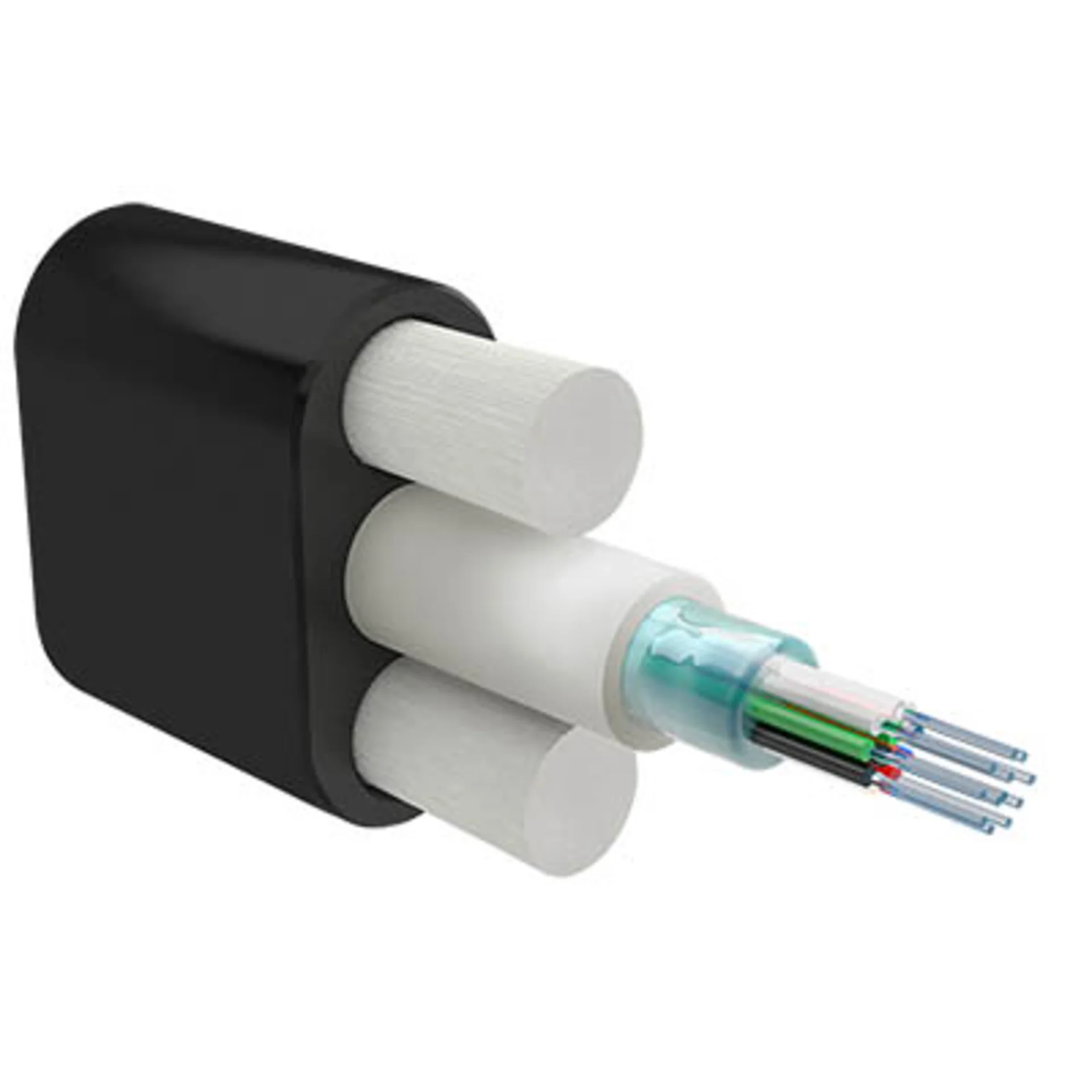 Кабель оптический Alpha Mile Flat DROP, 12 волокон