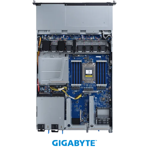 Платформа Gigabyte 1U R162-ZA0, *Один процессор* AMD EPYC 7003, DDR4, 4x3.5"/2.5" SATA/SAS, 2x1000Base-T