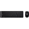 Клавиатура + мышь Logitech MK220 клав:черный мышь:черный USB беспроводная (920-003161)