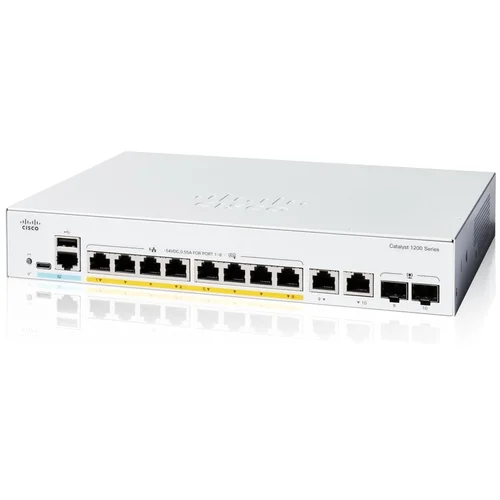 Коммутатор Cisco Catalyst C1200-8FP-2G