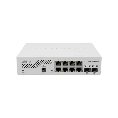 Коммутатор Cloud Smart Switch Mikrotik CSS610-8G-2S+IN is SwOS