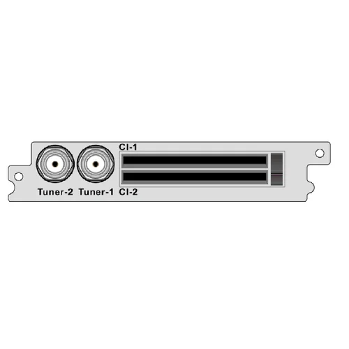 2-канальный демодулятор DVB-T2 / T / C, 2 * CI для DCP-1000Pro