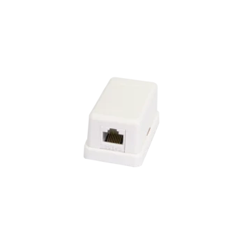 Настенная розетка NETLAN, 1 порт, Кат.5e (Класс D), 100МГц, RJ45/8P8C, 110, T568A/B, неэкранированная, белая, уп-ка 10шт.