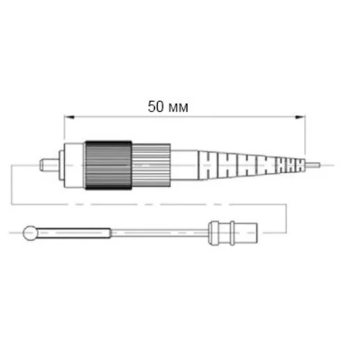 Разъем оптический Ilsintech "Splice-On Connector" FC/APC для кабеля 0,9 мм