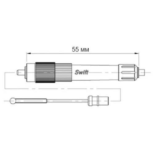 Разъем оптический Ilsintech "Splice-On Connector" FC/UPC для кабеля 3,0 мм / 2,0 х 3,1
