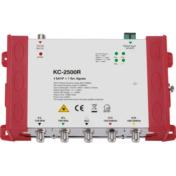 Приемник оптический KC2500R 4хSAT+TV