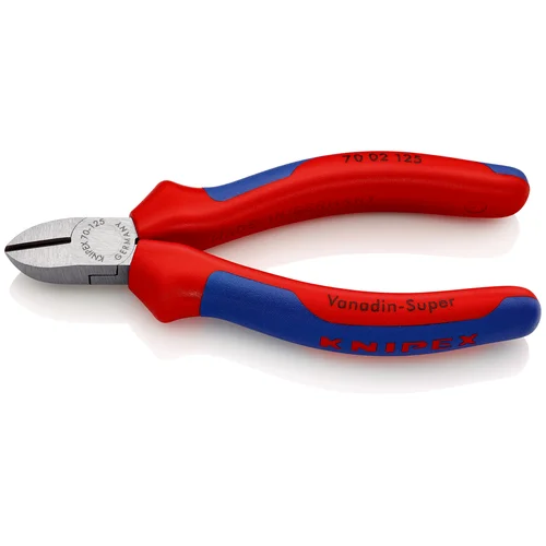 Бокорезы, рез: провол. мягк. d 3 мм, средн. d 2.3 мм, твёрд. d 1.5 мм, L-125 мм, 62 HRC, чёрн., 2-к ручки KN-7002125