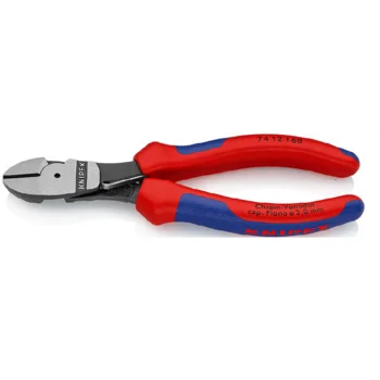 Бокорезы особой мощности пружина, рез: провол. ср. 3.4 мм, тверд. 2.5 мм,  роял. струна 2 мм, L-160 мм, черн., 2-к ручки