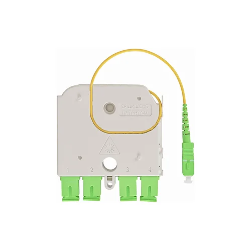 Универсальный сплиттерный модуль на 4 абонента LIGHT PON УСМ 1х4 SC/APC