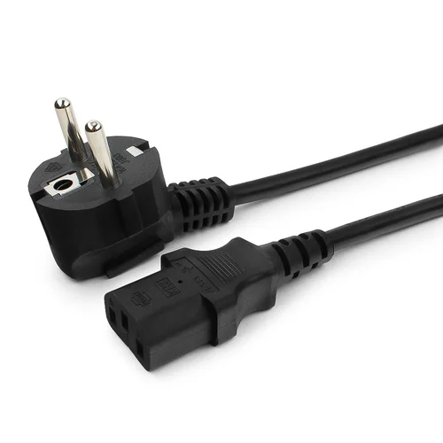 Кабель питания EU-Schuko/IEC320-C13, 220B, 3x1.0 мм2, 16А, 1.8м