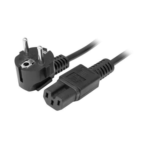Кабель питания EU-Schuko/IEC320-C15, 220B, 10А, 1.8м