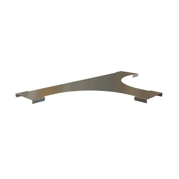 Крышка ответвителя Т-образного горизонтального плавного 100x15 R100-0,8 мм