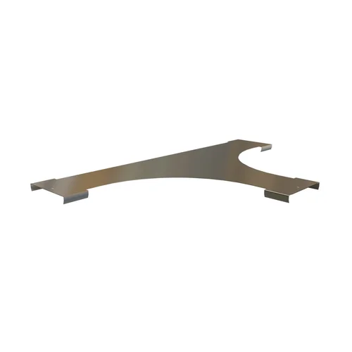 Крышка ответвителя Т-образного горизонтального плавного 200x15 R100-0,8 мм