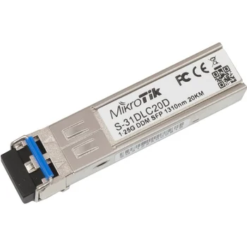 Модуль Mikrotik SFP оптический, 1.25G, дальность до 20км, 1310нм