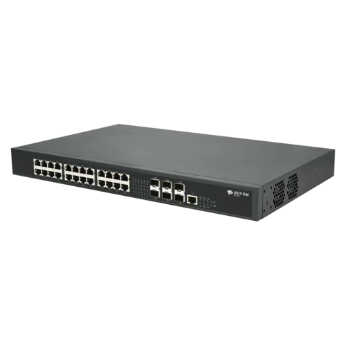 Управляемый коммутатор уровня 3 BDCOM S5700-24ET6X, 24x 2.5GBASE-Т, 6x 1/10GE SFP+, 220VAC