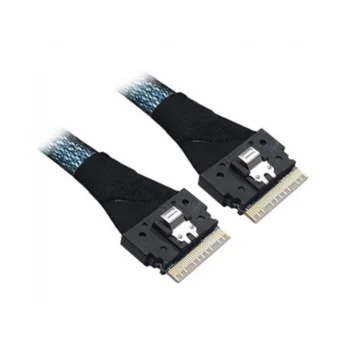 Кабель SlimLineSAS x8 - SlimLineSAS x8(угловой) 1м, внутренний