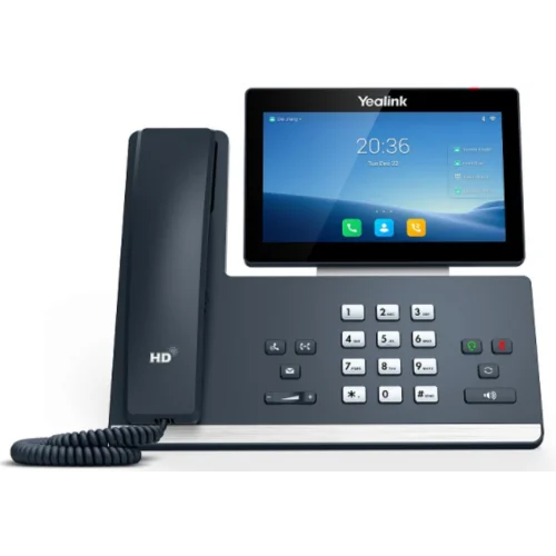 Телефон SIP-T58W, цветной сенсорный экран, Android, WiFi, Bluetooth, GigE, без CAM50, без БП