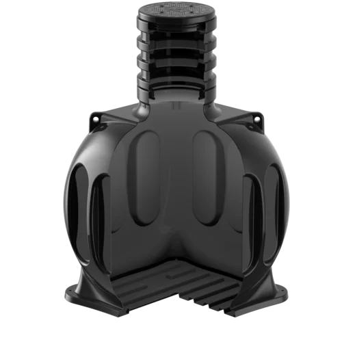 Пластиковый колодец КС-5 c дополнительной горловиной D 580 мм, с крышкой D 560 мм