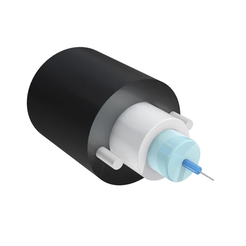 Кабель оптический самонесущий диэлектрический, 1 волокно, 1.0кН, 5.0мм, катушка 2км.