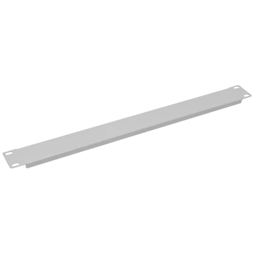 Заглушка 1U в телекоммуникационный шкаф 19", серая