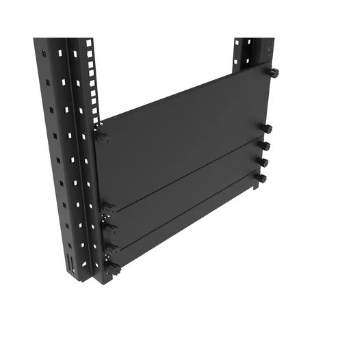 Заглушка 4U в телекоммуникационный шкаф 19", монтаж без инструментов